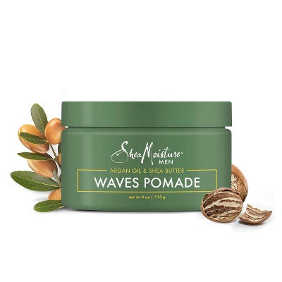 SheaMoisture Men Waves Pomade - Argan Oil & Shea Butter - 4oz