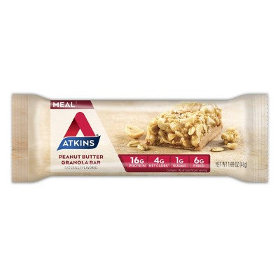 Atkins Peanut Butter Granola Protein Meal Bar - 5ct/8.47oz