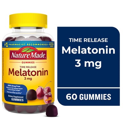 Nature Made Time Release Melatonin 3mg Gummies - 60ct