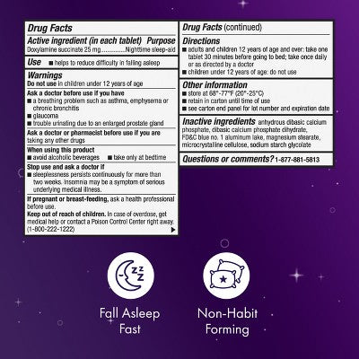 ZzzQuil Ultra Sleep Tablets - 24ct: With Doxylamine, Sleep Aid, Non-Travel Size