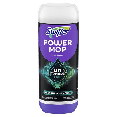 Swiffer PowerMop Floor Cleaning Solution with Unstopables Fresh Scent, .3 fl oz