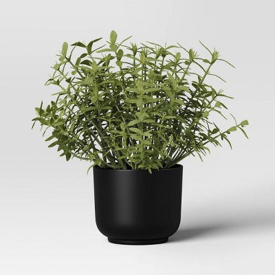 4.3" Set of 3 Mini Artificial Plants in Black Pot - Room Essentials