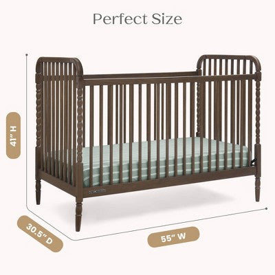 Delta Children Serena 4-in-1 Convertible Crib - Teak Brown (LOCAL PICKUP ONLY)