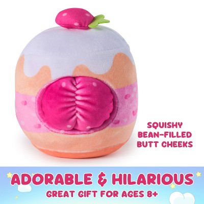 Cheeky Chonks 4.5" Straw-Bootie Reversible Plush