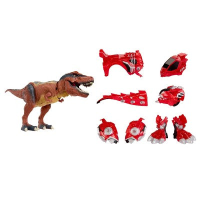 Armorsaurs Armor-Up Dinosaur Ajax Figure with 7 Removable Armor Pieces Tail-Triggered Chomp Pilot Pod Compatible