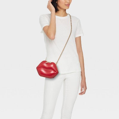 Kiss Lip Clutch - A New Day Red