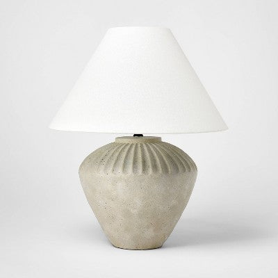 Ceramic Table Lamp Tan - Threshold designed with Studio McGee (LOCAL PICKUP ONLY)