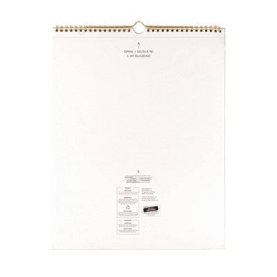 Altitude 12"x15" Monthly Wall Calendar, July 2025 to June 2026, Black and White