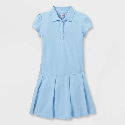 Girls' Pleated Uniform Tennis Dress - Cat & Jack Light Blue XS