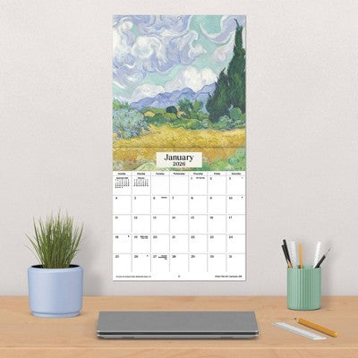 DateWorks 12"x12" 2026 Van Gogh Wall Calendar