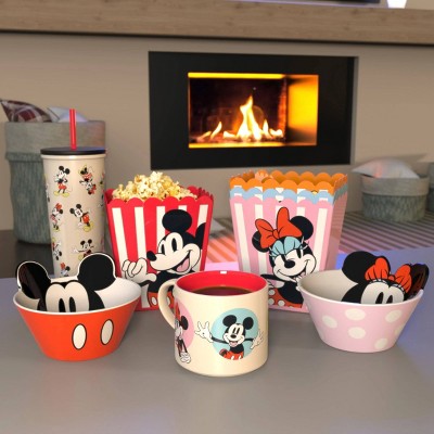 Zak Designs Mickey and Minnie 15oz Modern Ceramic Mug