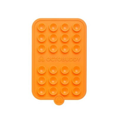 Octobuddy Silicone Suction Cup Phone Case Mount Double-Sided - Orange