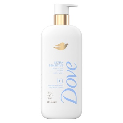 Dove Beauty Serum Ultra Sensitive Body Wash - Fragrance Free - 18.5 fl oz