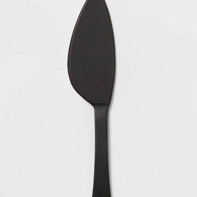 2pk Stainless Steel Cheese Knives Black - Threshold