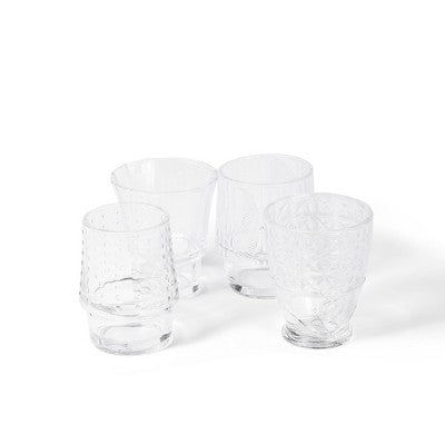 Vivitar 4pc Novelty Stackable Glassware