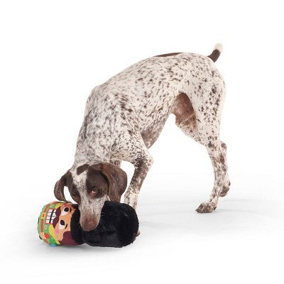 BARK Howly Jowly Holidays Nutty Cracker Plush Dog Toy