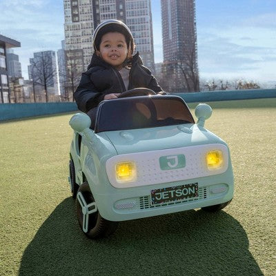 Jetson Mako Electric Motor Assist Ride-On Push Car - Green: Remote Control, Charger Included (LOCAL PICKUP ONLY)