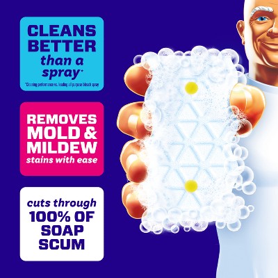 Mr. Clean Lemon Magic Eraser 2-in-1 Built-In Cleaner Bath - 5ct