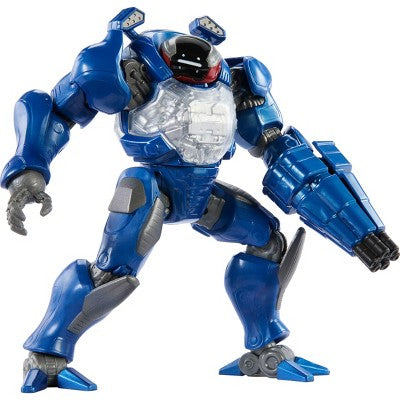 Masters of the Universe Combat Ready Roboto Figure Toy, 5.5" Twist & Release Quick Draw