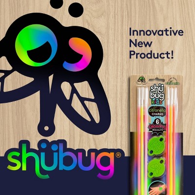 Shubug 6pk Kids Citronella Glow Bracelets