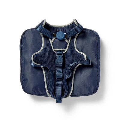 Dog Backpack Harness - Dark Blue - The Cuddle Collab with Baloo & Pan - L
