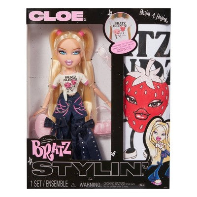 Bratz Stylin' Cloe Fashion Doll with Accessories and T-Shirt for You