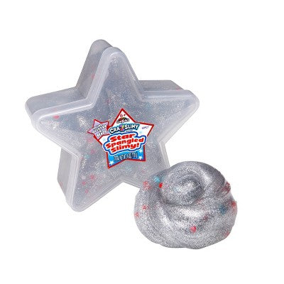 Cra-Z-Slimy Americana Star Spangled Slimy Container - Silver