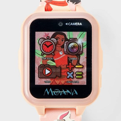 Disney Girls' Moana Light Up Interactive Watch - Light Pink