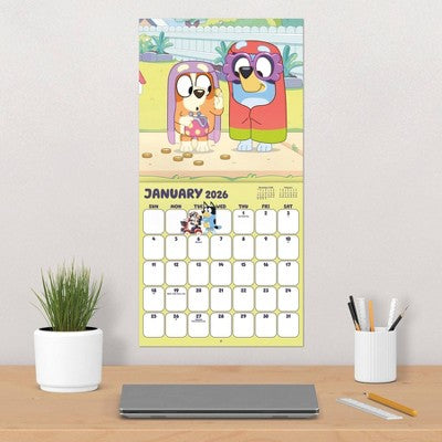 DateWorks 12"x12" 2026 Bluey Wall Calendar