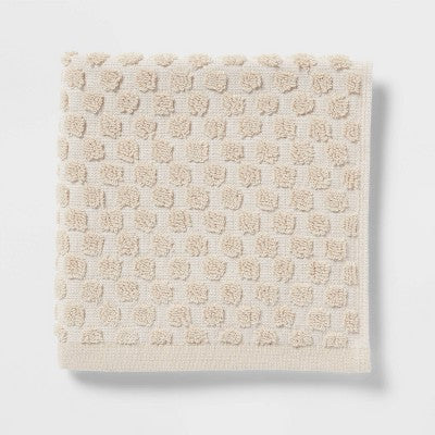 6pc Performance Plus Textured Dot Bath Towel Set Khaki - Threshold