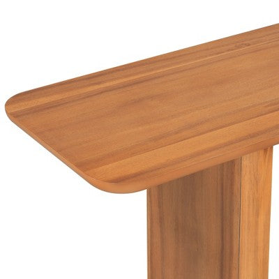 Dexmalle Mirod Elegant Minimalist Console Table with Curved Corners (LOCAL PICKUP ONLY)