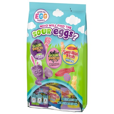Swedish Fish, Sour Patch Kids' Easter Sour Eggs Candy Variety Pack - 36.1oz/80ct