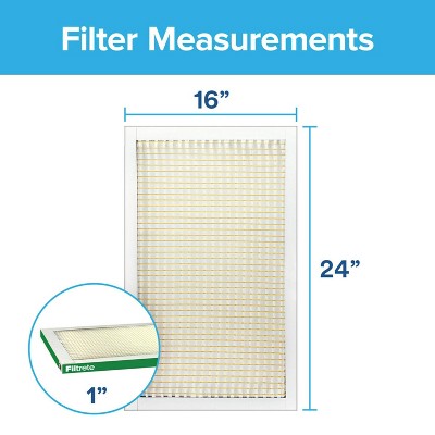 Filtrete 16"x 24"x 1" MPR 700 Dust Pollen and Pet Dander Electrostatic Air Filter: MERV 8 Furnace Filter, Lasts 3 Months (LOCAL PICKUP ONLY)