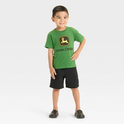 Toddler Boys' John Deere Logo T-Shirt - Green 3T