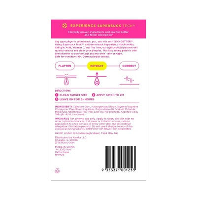 ZitSticka Goo Getter Surface Pimple Hydrocolloid Acne Patch - 36ct