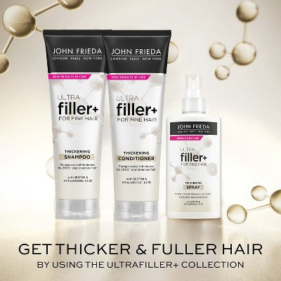 John Frieda UltraFiller+ Thickening Volumizing Spray - 5 fl oz: No Fragrance Added, Vegan, For Fine Hair