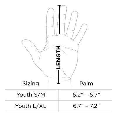 Cutters Game Day Receiver Gloves Youth - Drip Face S/M