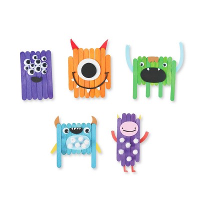 Wood Stick Craft Monsters - Bullseye's Playground