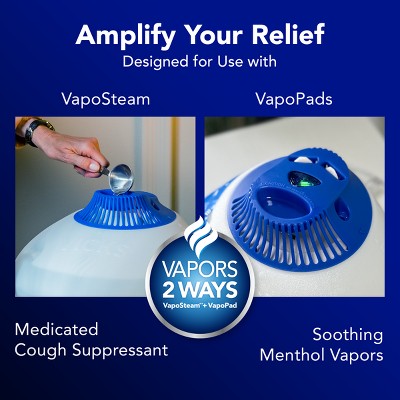Vicks Warm Steam Vaporizer Humidifier with Night Light - 1.5gal - 600 sq ft - White