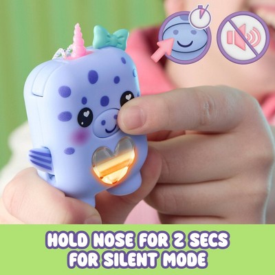 Hasbro Nano-Mals Blubby the Narwhal Electronic Fidget Pet