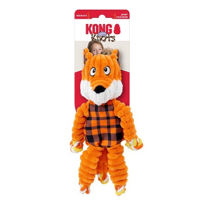 KONG Halloween Floppy Knots Fox Dog Animal Toy