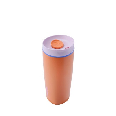 Owala 20oz Smooth Sip Slider - Tangy Tango Orange: Insulated Stainless Steel Travel Mug