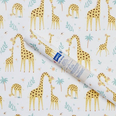 Gift Roll Wrap Giraffes - Spritz (LOCAL PICKUP ONLY)
