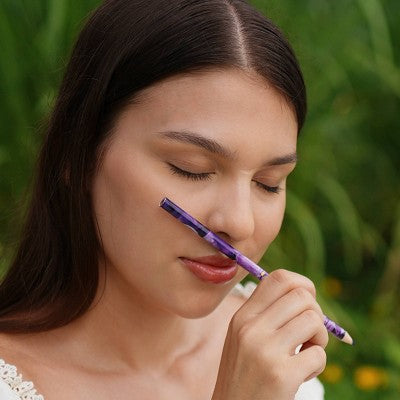 Lifelines 10pk Scented Classic Palette Colored Pencils Infused with Essential Oil Blends: Rub & Sniff Technology, Plastic Canister Lid