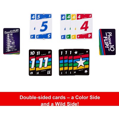 Phase 10 Flip Card Game