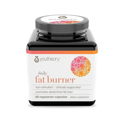 Youtheory Daily Fat Burner Vegetarian Capsules - 60ct