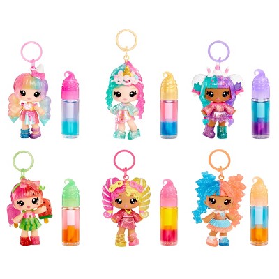 Yummiland Lip Gloss Doll: Mystery Color Change - Carly Cakepop Includes DIY Lip Gloss + Removable Keychain