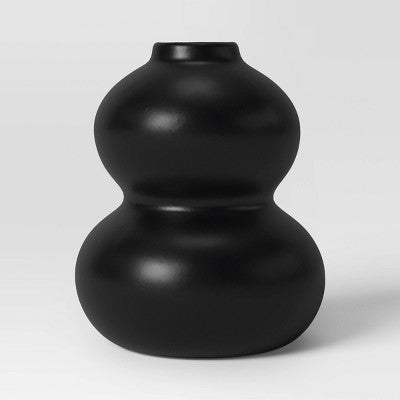 2pk Bud Vase Black - Room Essentials