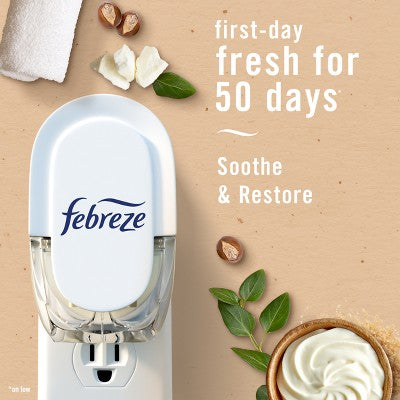 Febreze Plug Dual Refill Air Freshener - Soothe & Restore - 1.75 fl oz/2ct