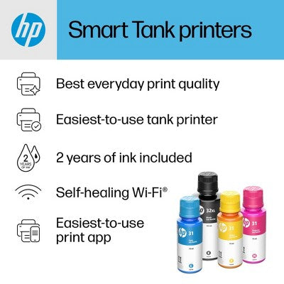 HP Smart Tank 651 Wireless All-In-One Color Refillable  (7XV38A) (LOCAL PICKUP ONLY)